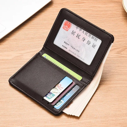 Slardar Premium Leather Wallet for Men – Stylish Slim Durable Design with Practical Storage (Black)